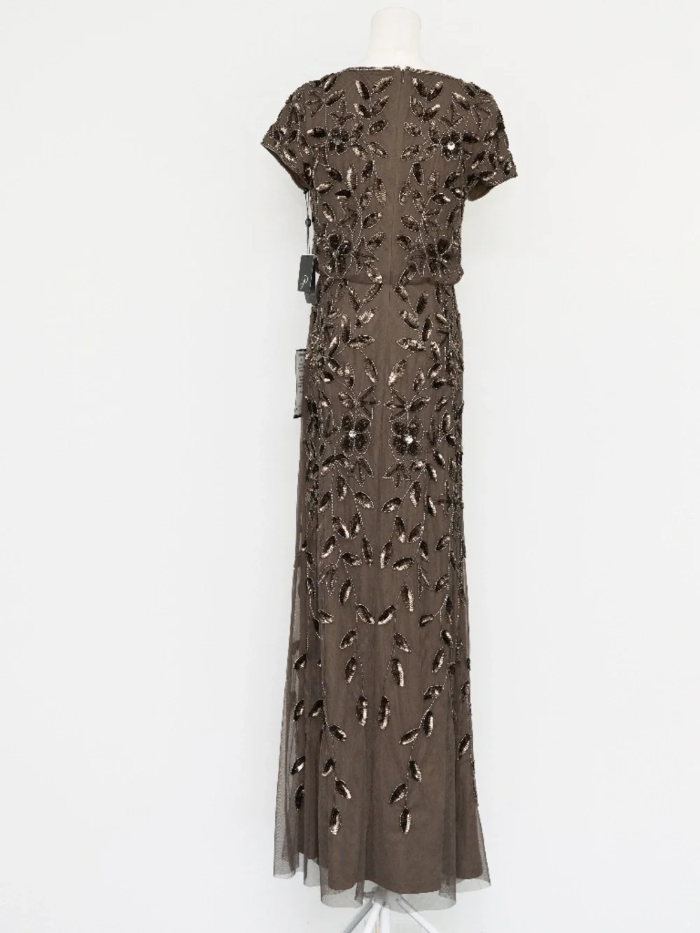 Adrianna Papell - Blouson Beaded Long Dress